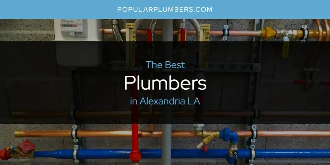 The Absolute Best Plumbers in Alexandria LA  [Updated 2024]