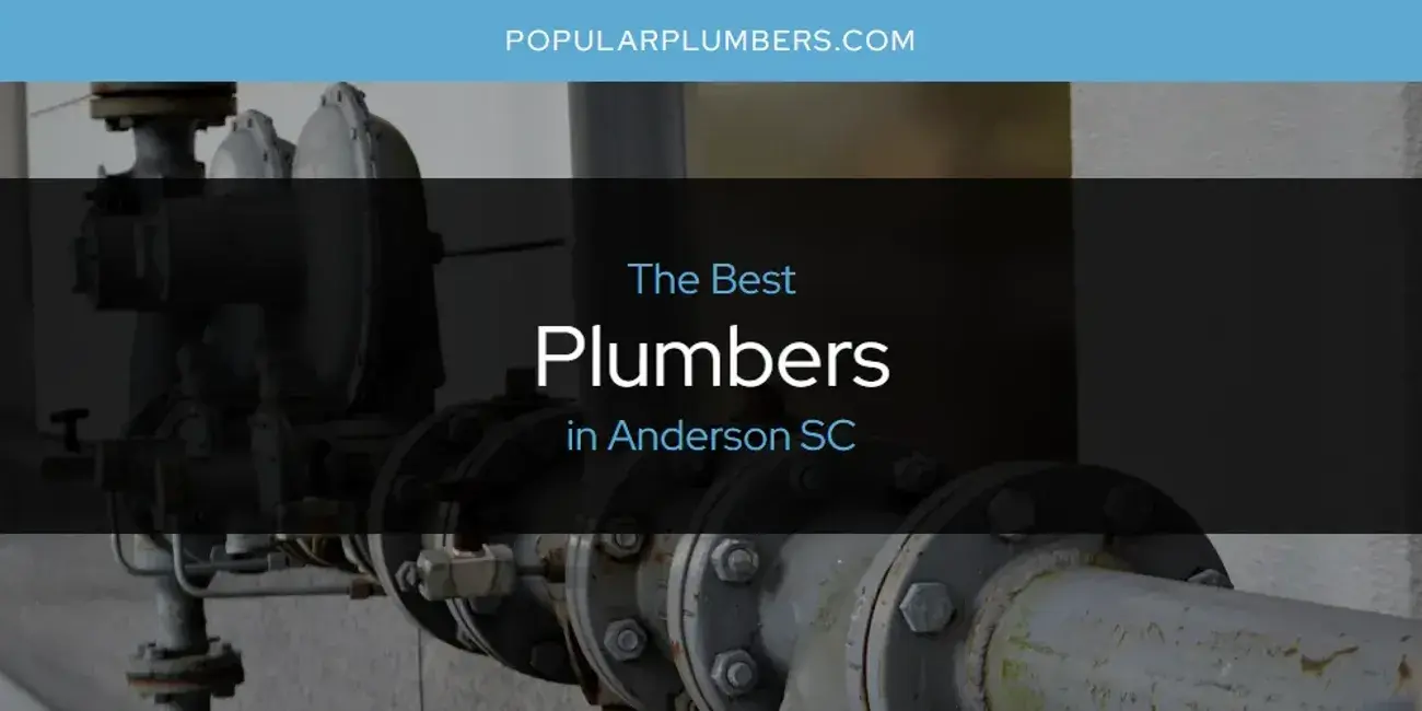The Absolute Best Plumbers in Anderson SC  [Updated 2024]