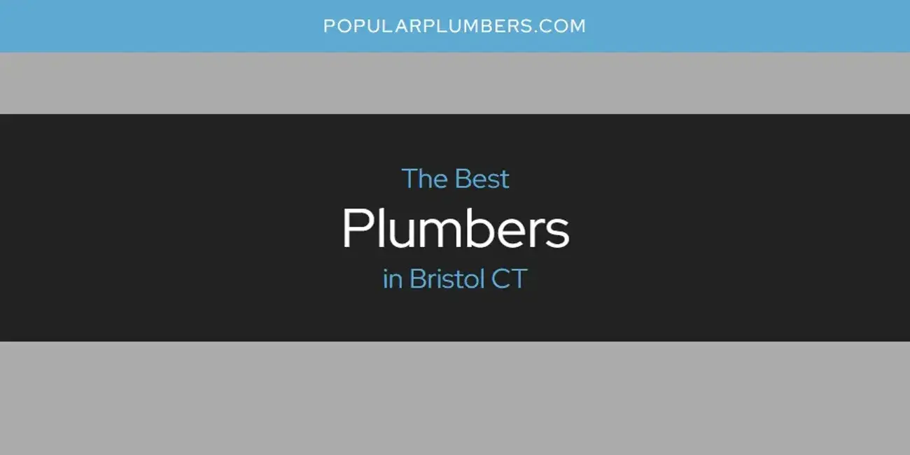 The Absolute Best Plumbers in Bristol CT  [Updated 2024]