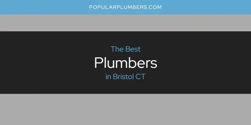 The Absolute Best Plumbers in Bristol CT  [Updated 2024]