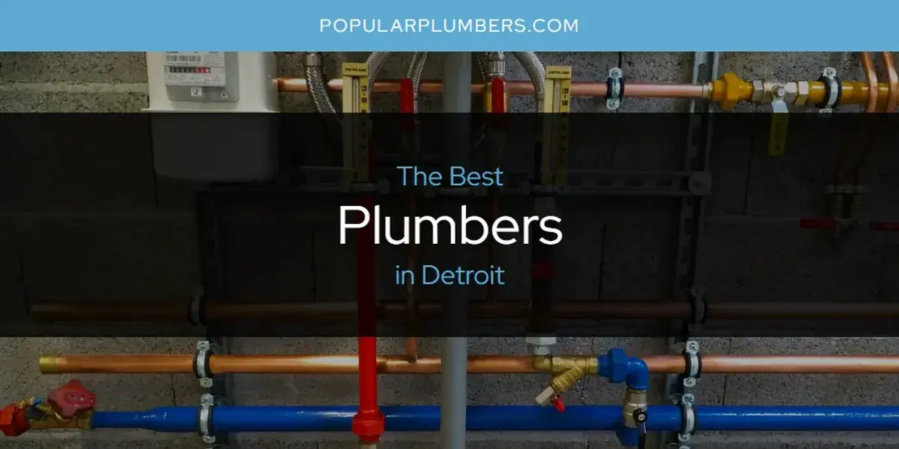 The Absolute Best Plumbers in Detroit  [Updated 2024]