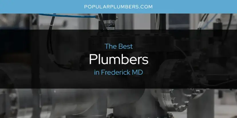 The Absolute Best Plumbers in Frederick MD  [Updated 2024]