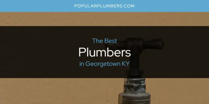 The Absolute Best Plumbers in Georgetown KY  [Updated 2024]