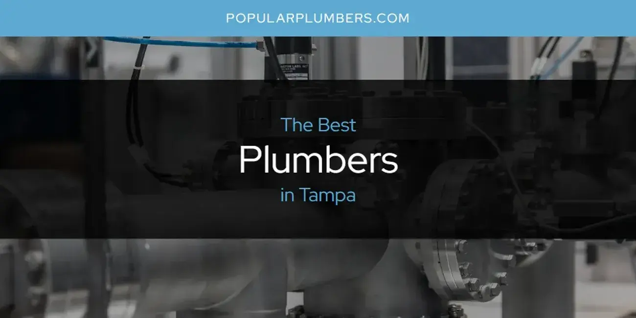 Tampa's Best Plumbers [Updated 2024]