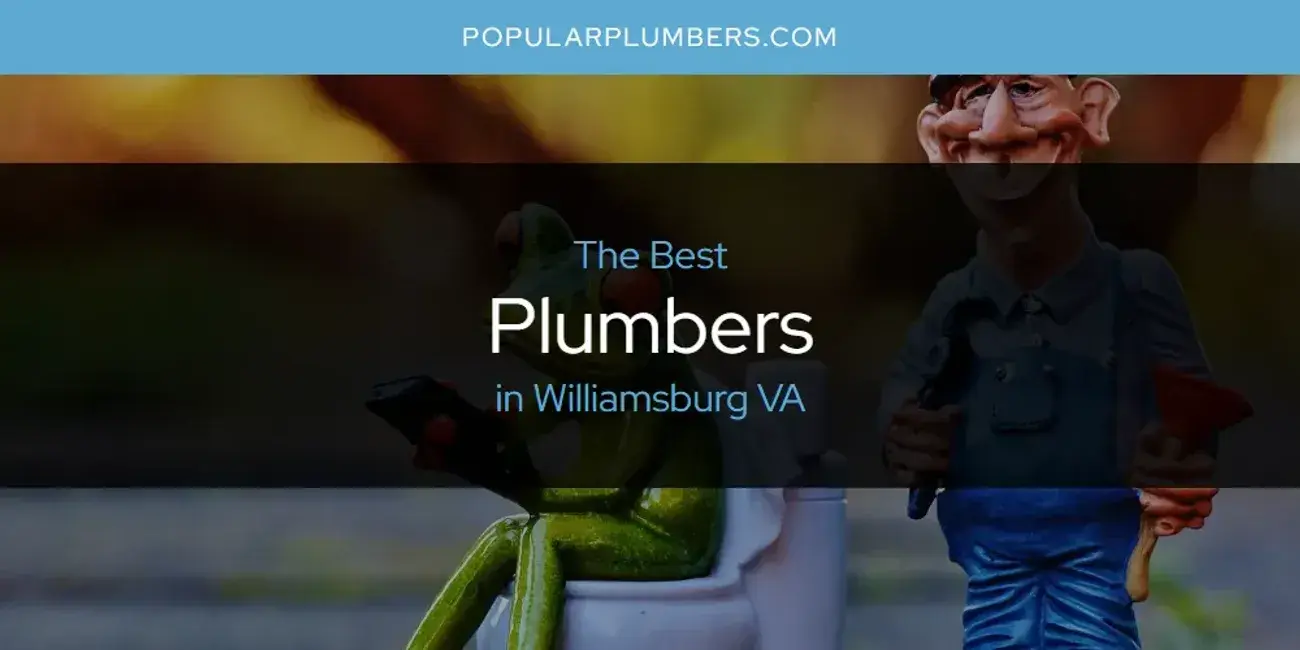 Williamsburg VA's Best Plumbers [Updated 2024]